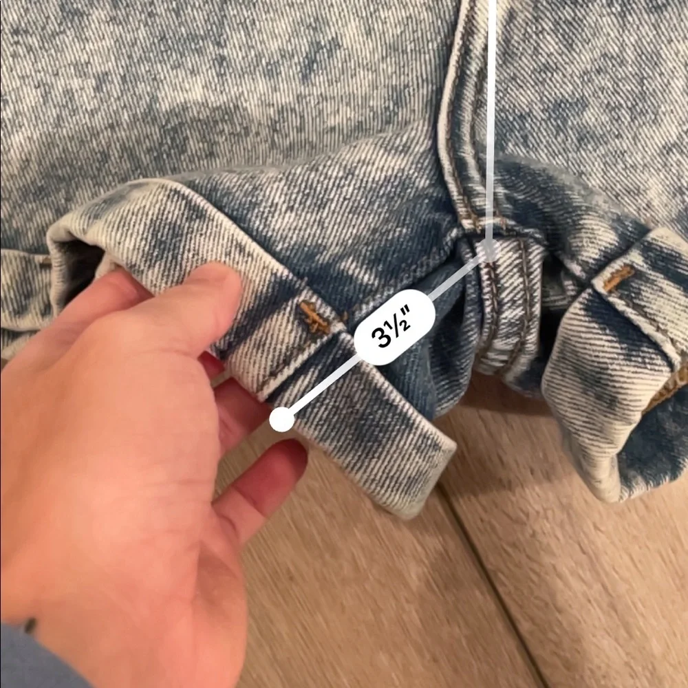 Pacsun acid wash mom shorts - Picture 6 of 6